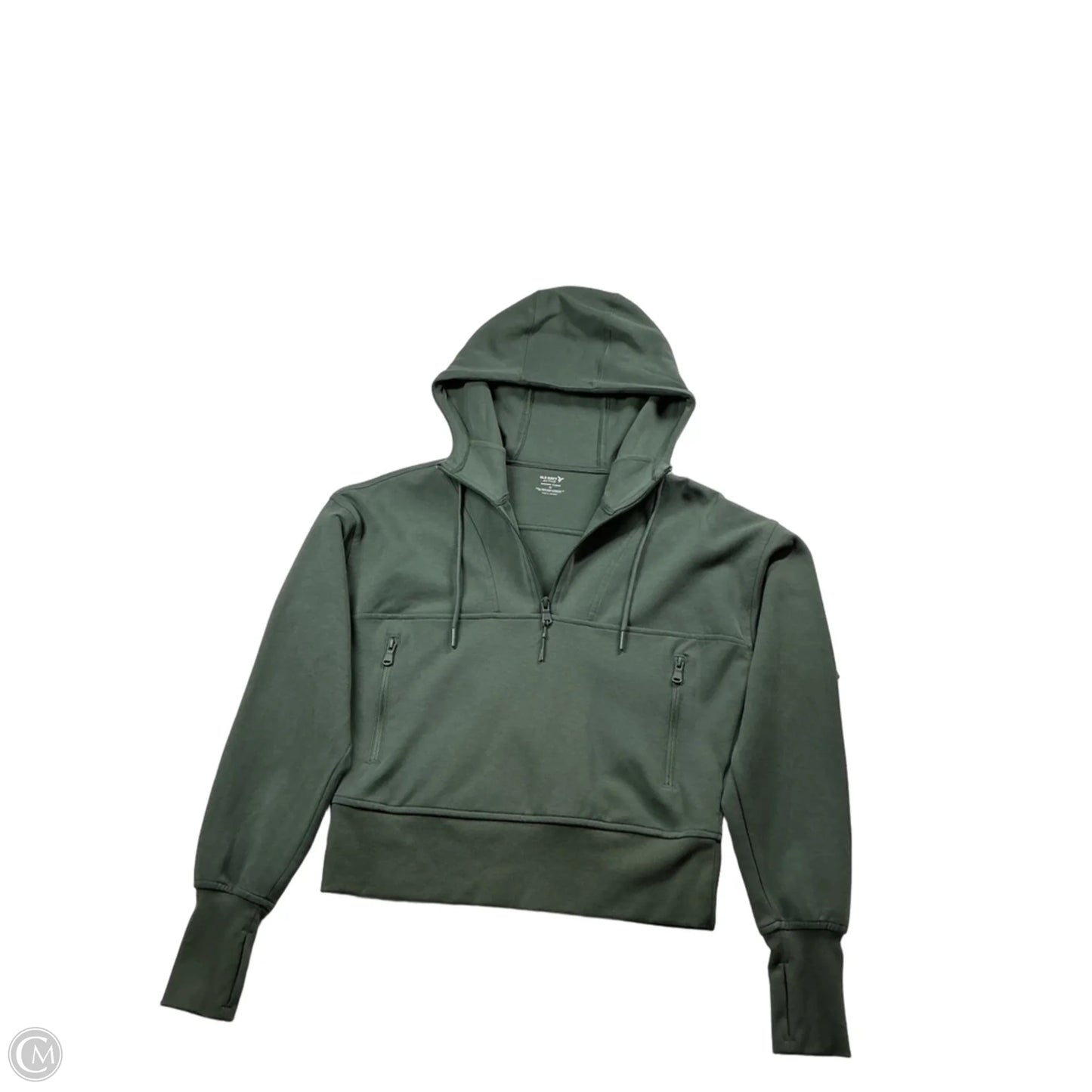 Sweatshirt Hoodie By Old Navy In Green, Size: Xs