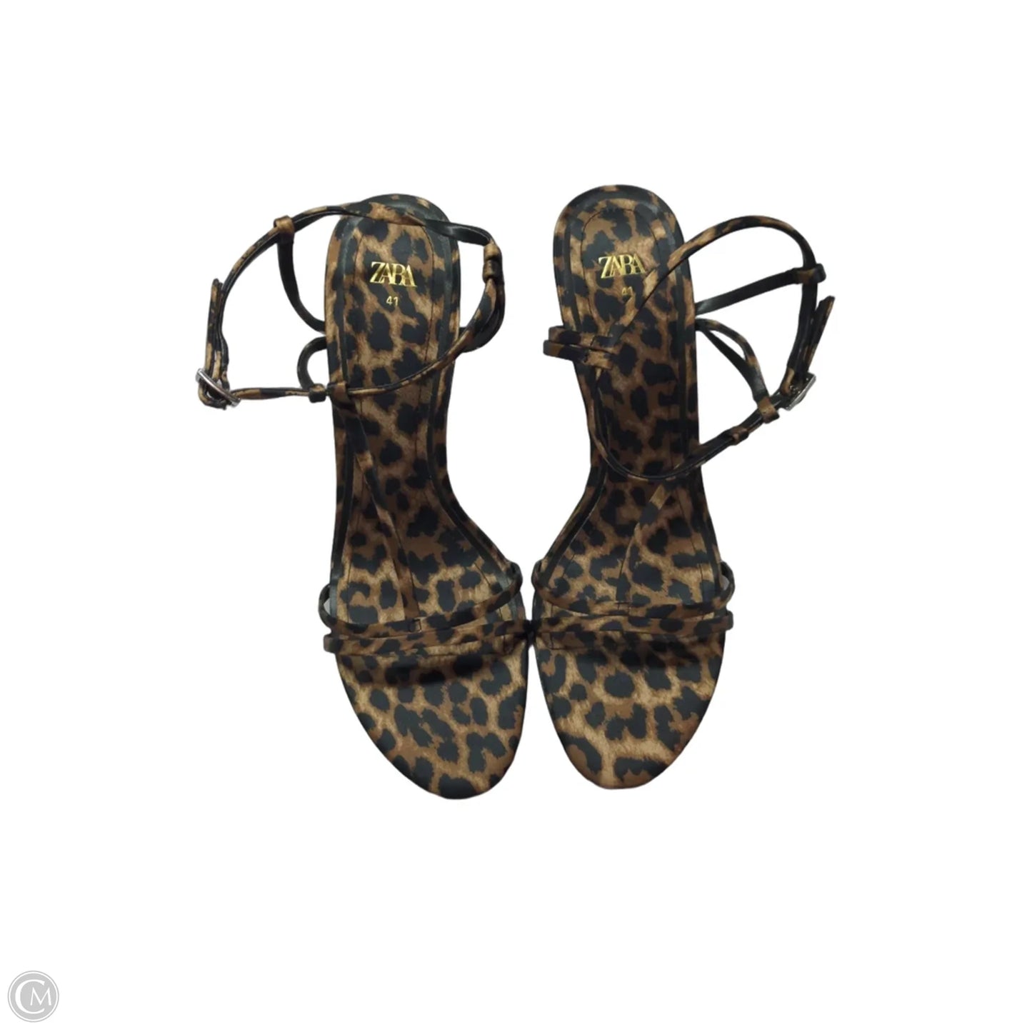 Shoes Heels Stiletto By Zara In Animal Print, Size: 10