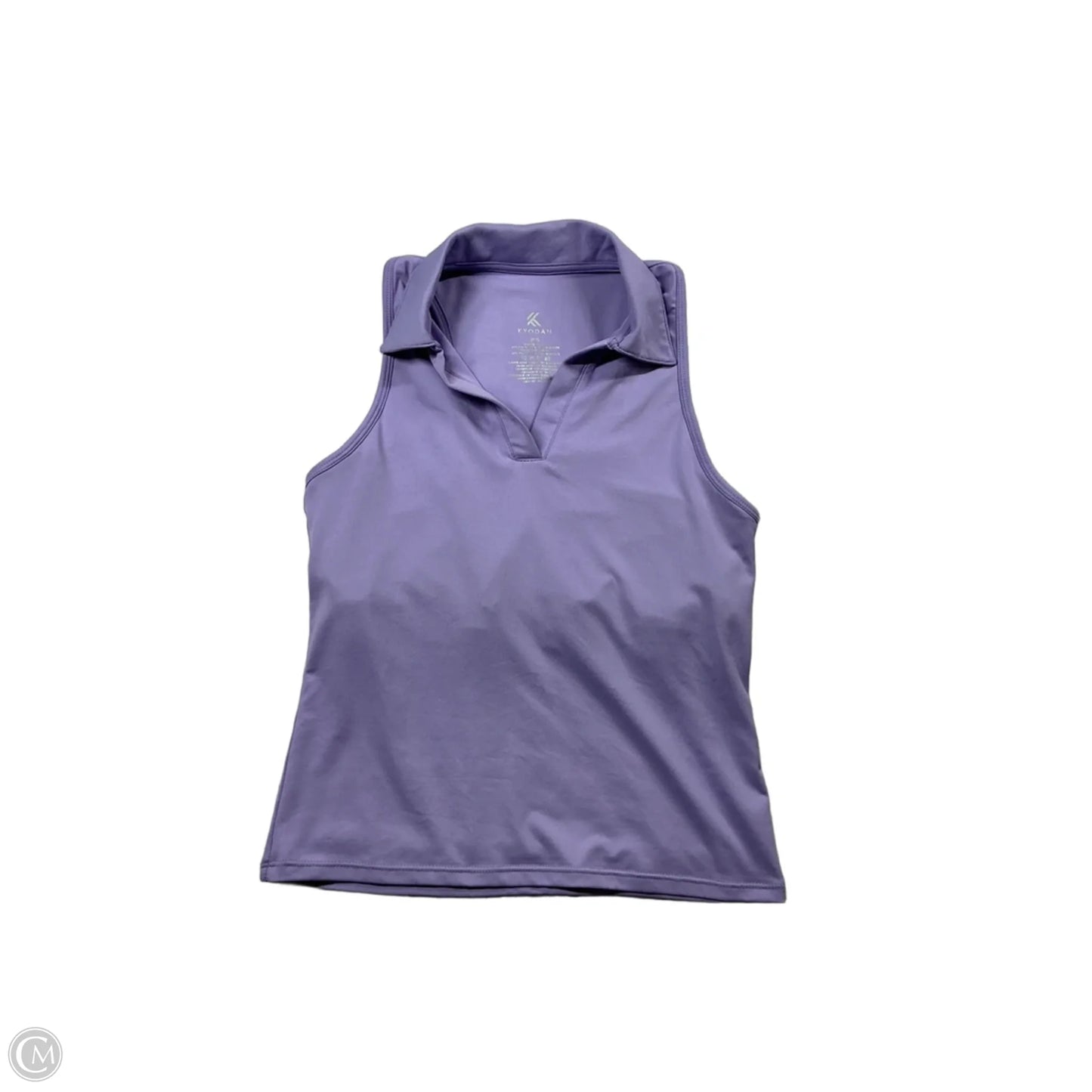 Athletic Top Short Sleeve By Kyodan In Purple, Size: S