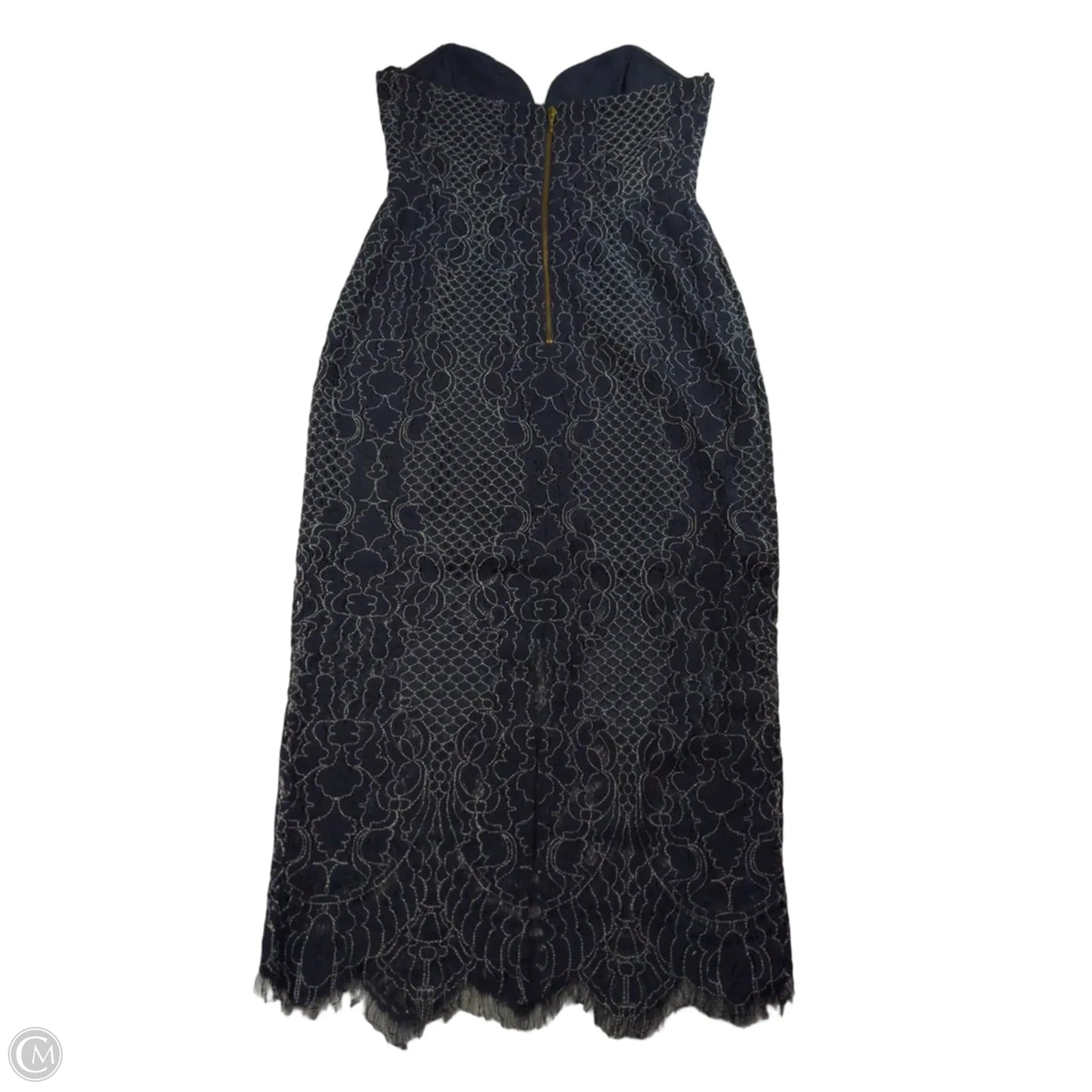 Dress Party Long By Clothes Mentor In Blue, Size: 12