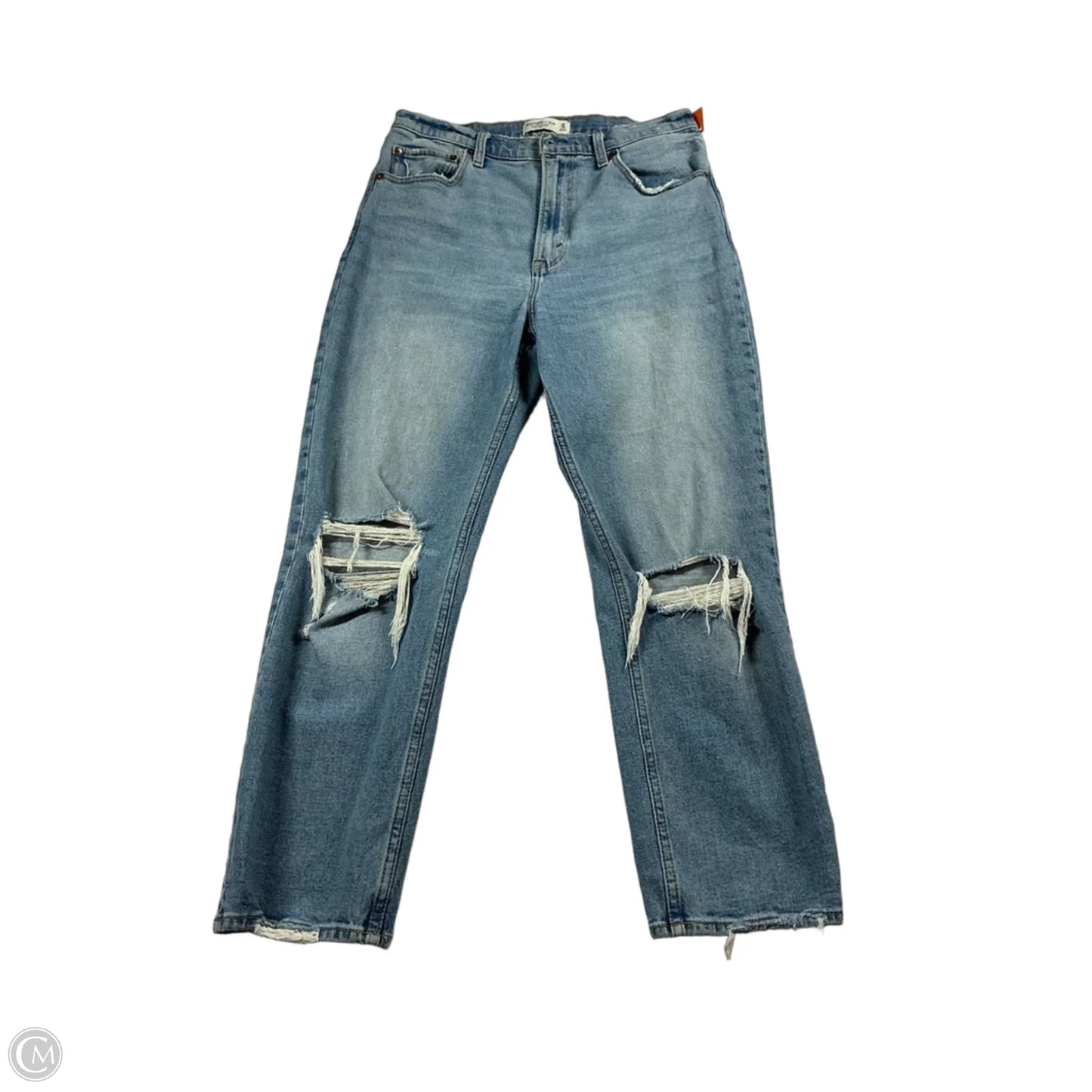 Jeans Straight By Abercrombie And Fitch In Blue, Size: 30
