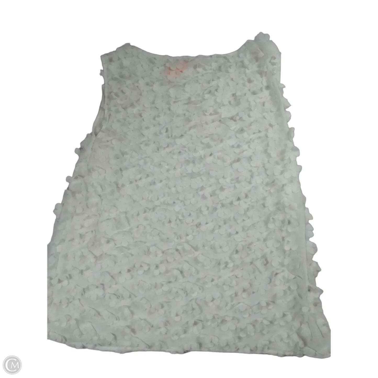 Top Sleeveless By Endless Rose In White, Size: M