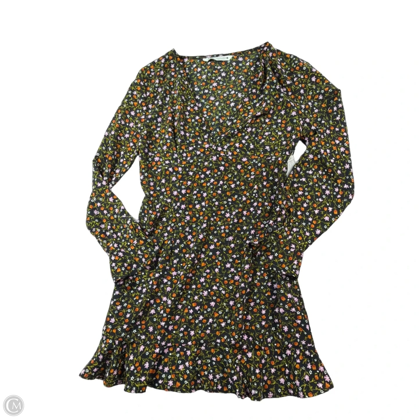 Dress Party Short By Zara In Floral Print, Size: S