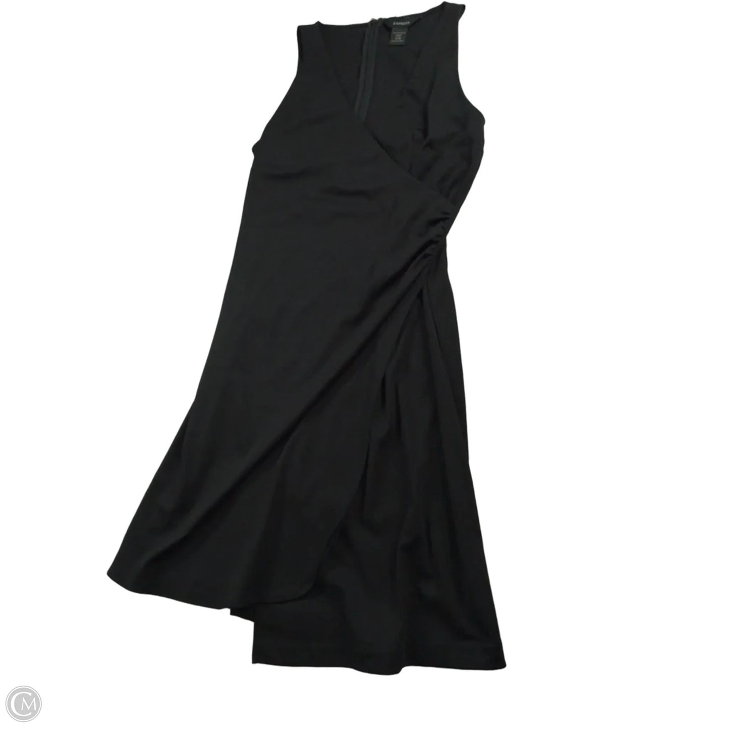 Dress Casual Midi By Express In Black, Size: 10