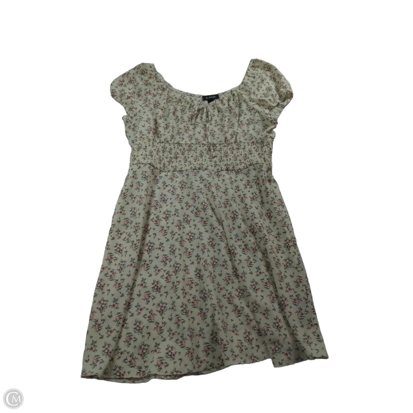 Dress Party Short By A Byer In Floral Print, Size: Xl
