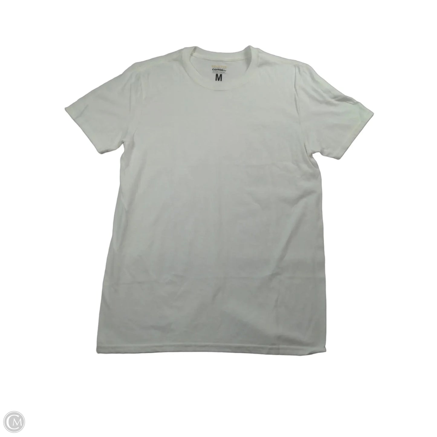 Top Short Sleeve Basic By Clothes Mentor In White, Size: M