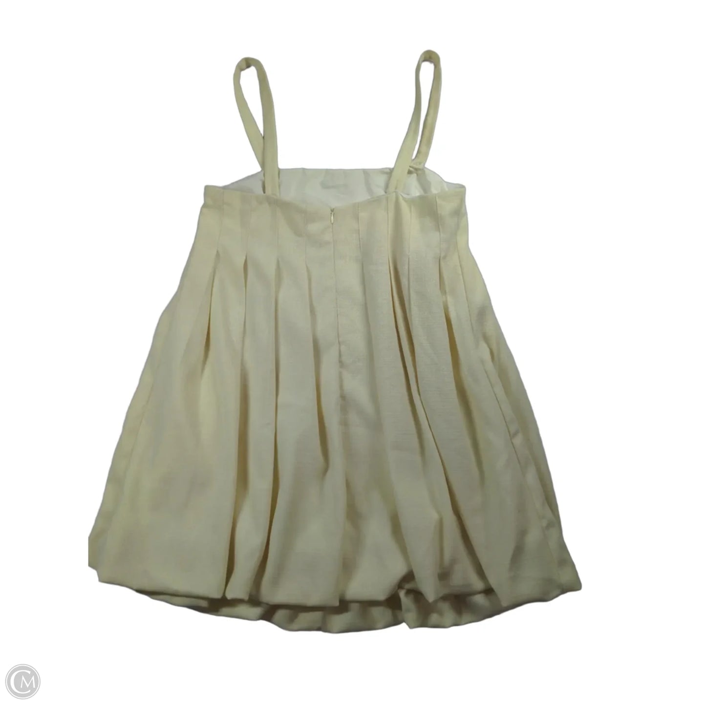 Dress Casual Short By Commense In Beige, Size: M