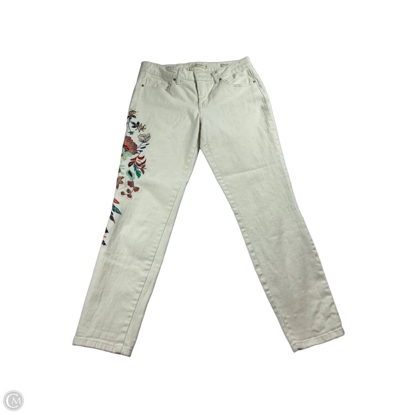 Jeans Skinny By Jessica Simpson In White, Size: 6