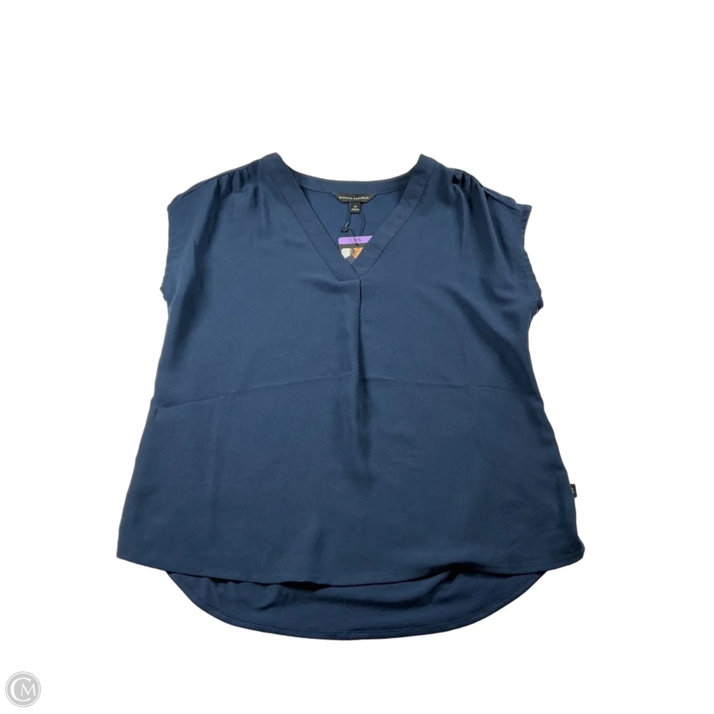 Top Sleeveless By Banana Republic In Navy, Size: Xs