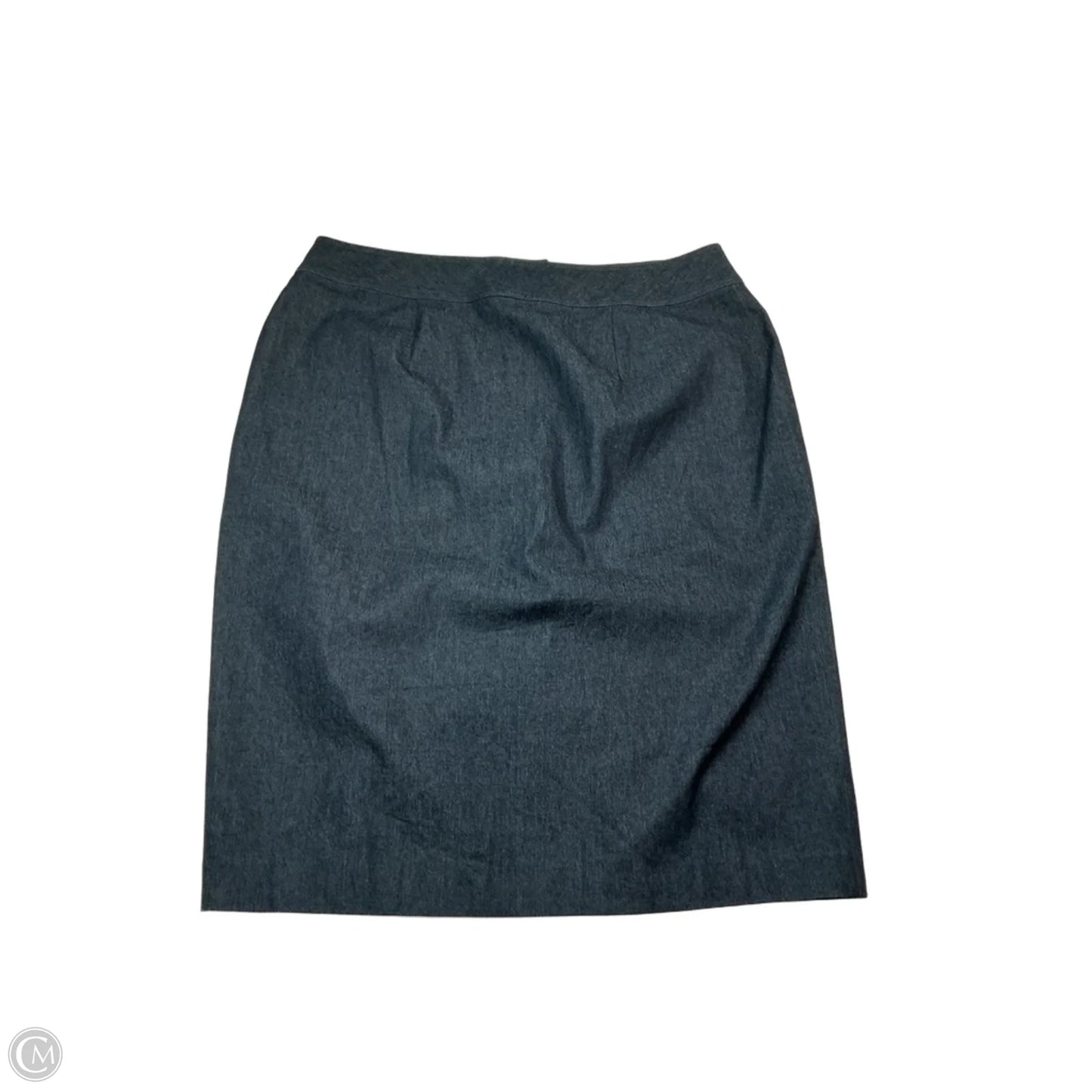 Skirt Midi By Clothes Mentor In Blue Denim, Size: 12