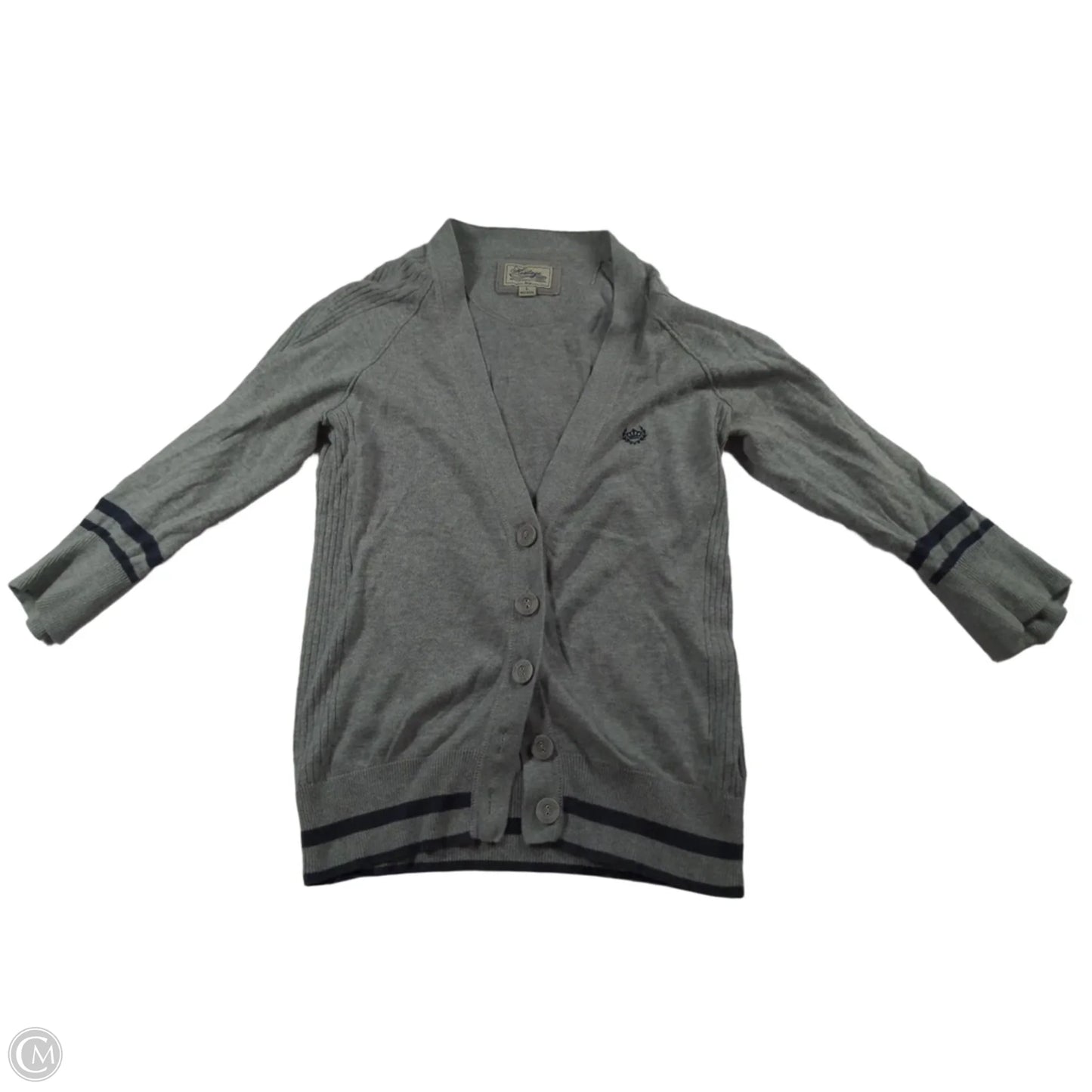 Cardigan By Clothes Mentor In Grey, Size: L