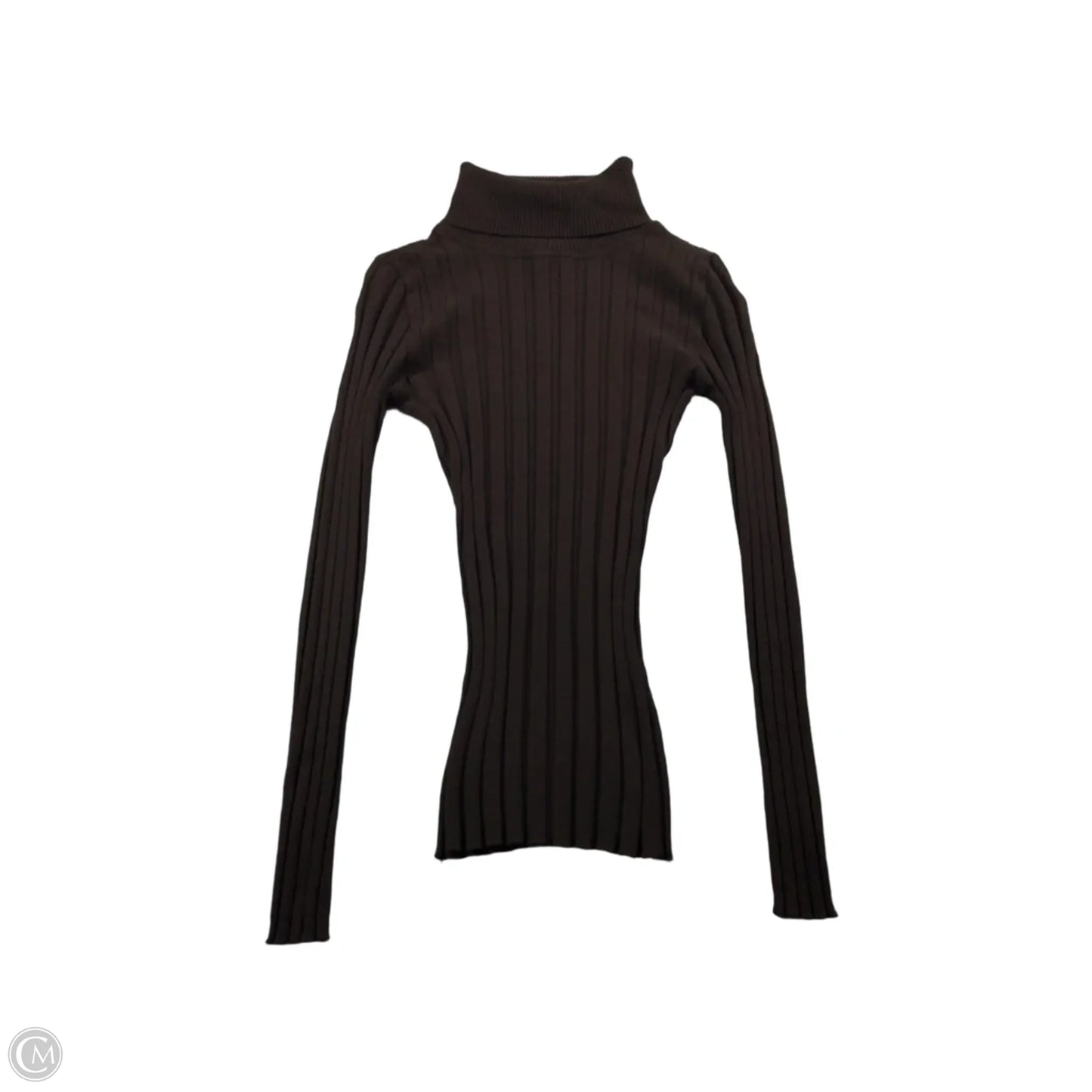 Top Long Sleeve By Dots In Brown, Size: S