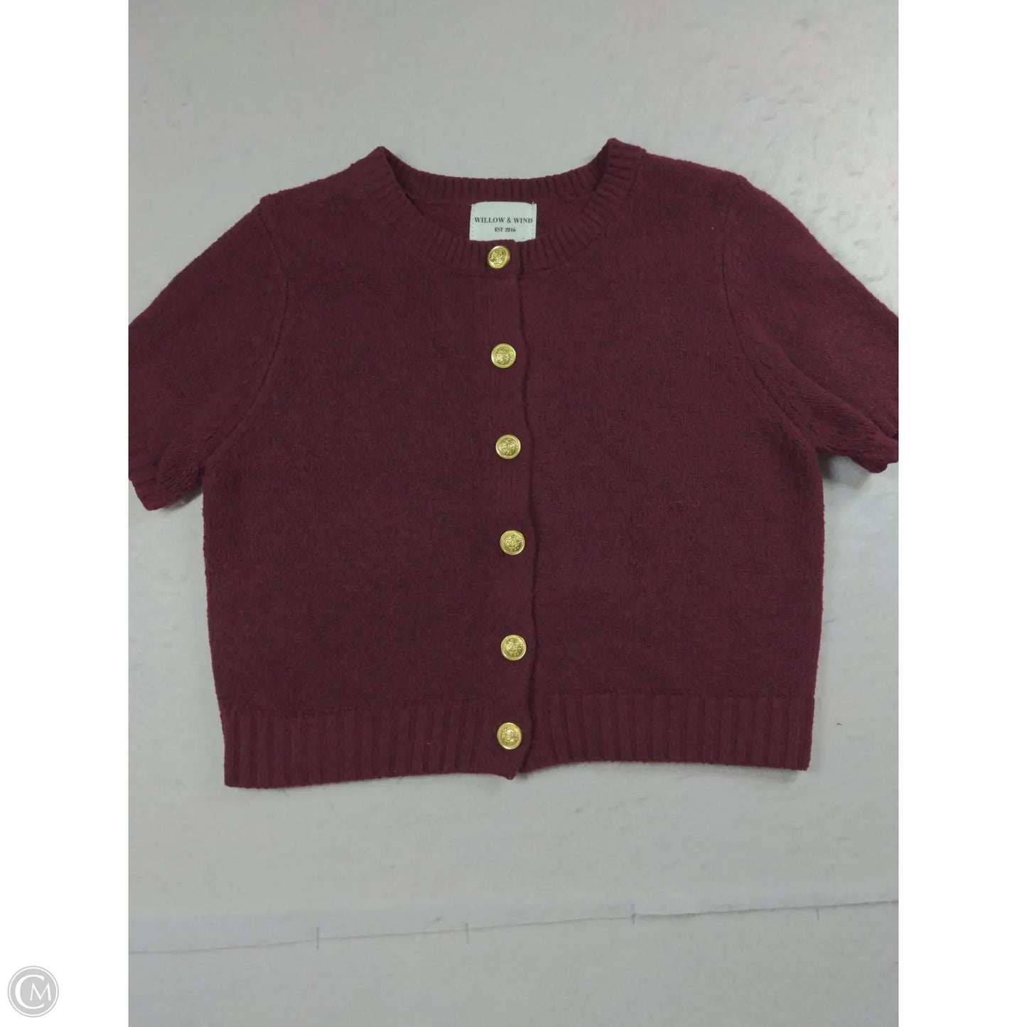 Sweater Short Sleeve By Clothes Mentor In Purple, Size: M