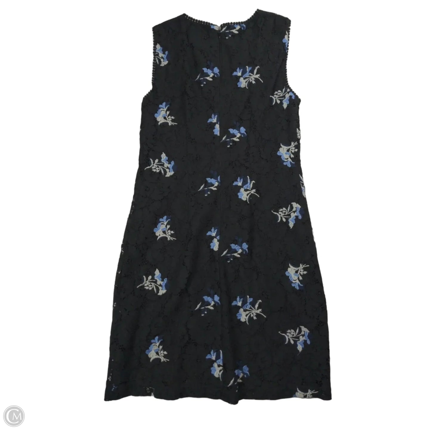 Dress Casual Short By Ann Taylor In Black & Blue, Size: 2