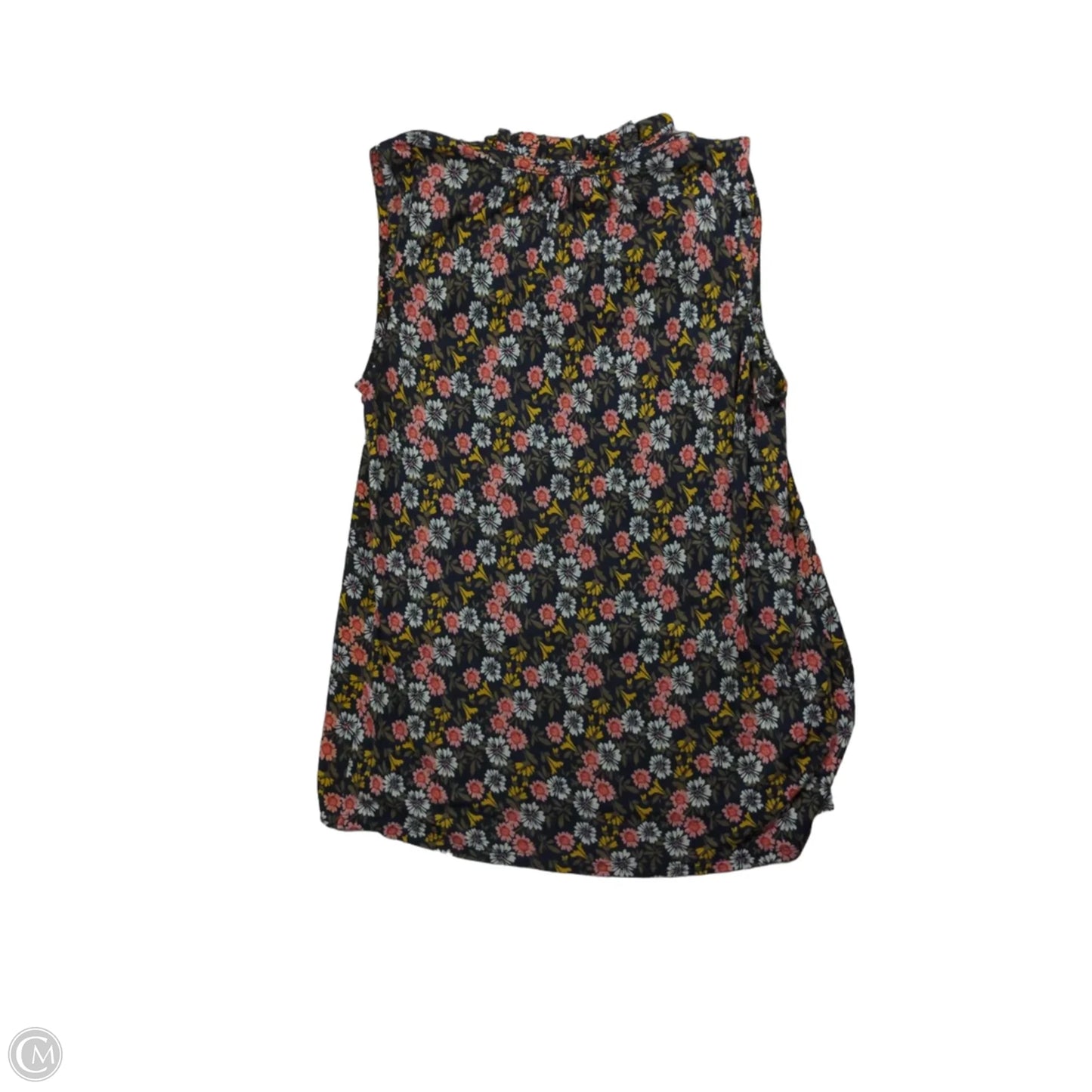 Top Sleeveless By Loft In Floral Print, Size: Xs