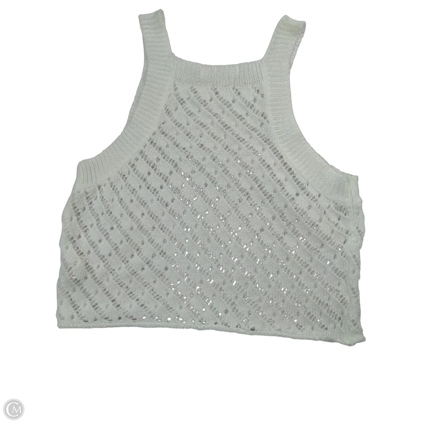 Tank Top By Clothes Mentor In White, Size: M