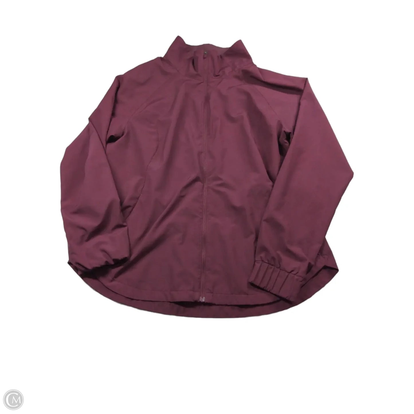 Jacket Windbreaker By The North Face In Maroon, Size: L