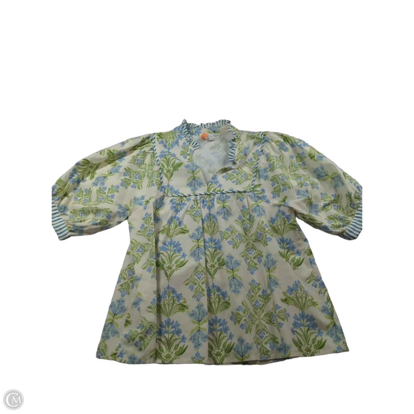 Top Short Sleeve By Sky In Floral Print, Size: S