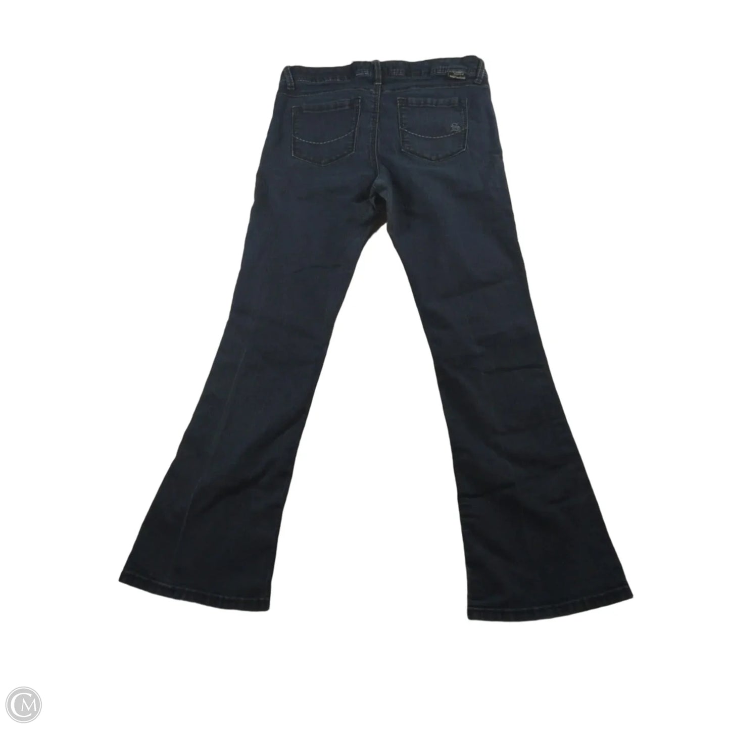 Jeans Flared By Clothes Mentor In Blue Denim, Size: 14