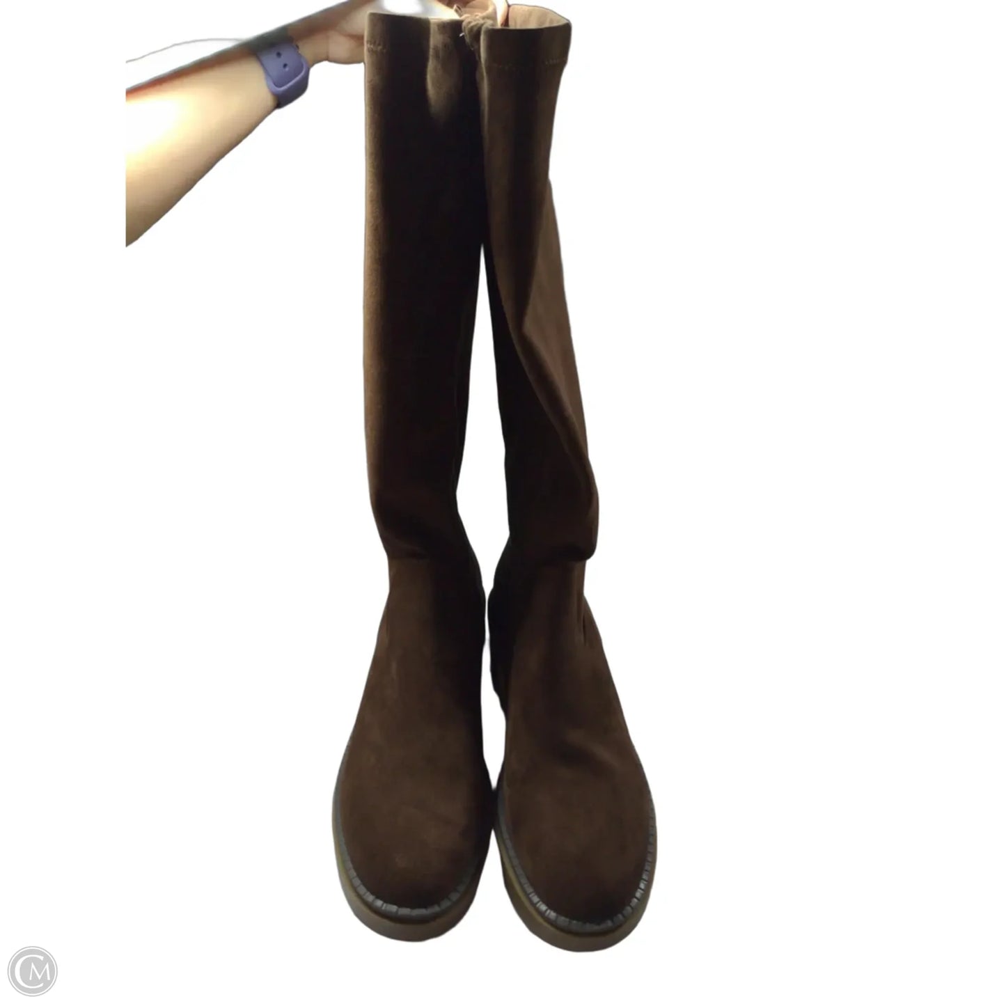 Boots Mid-calf Flats By White Mountain In Brown, Size: 11