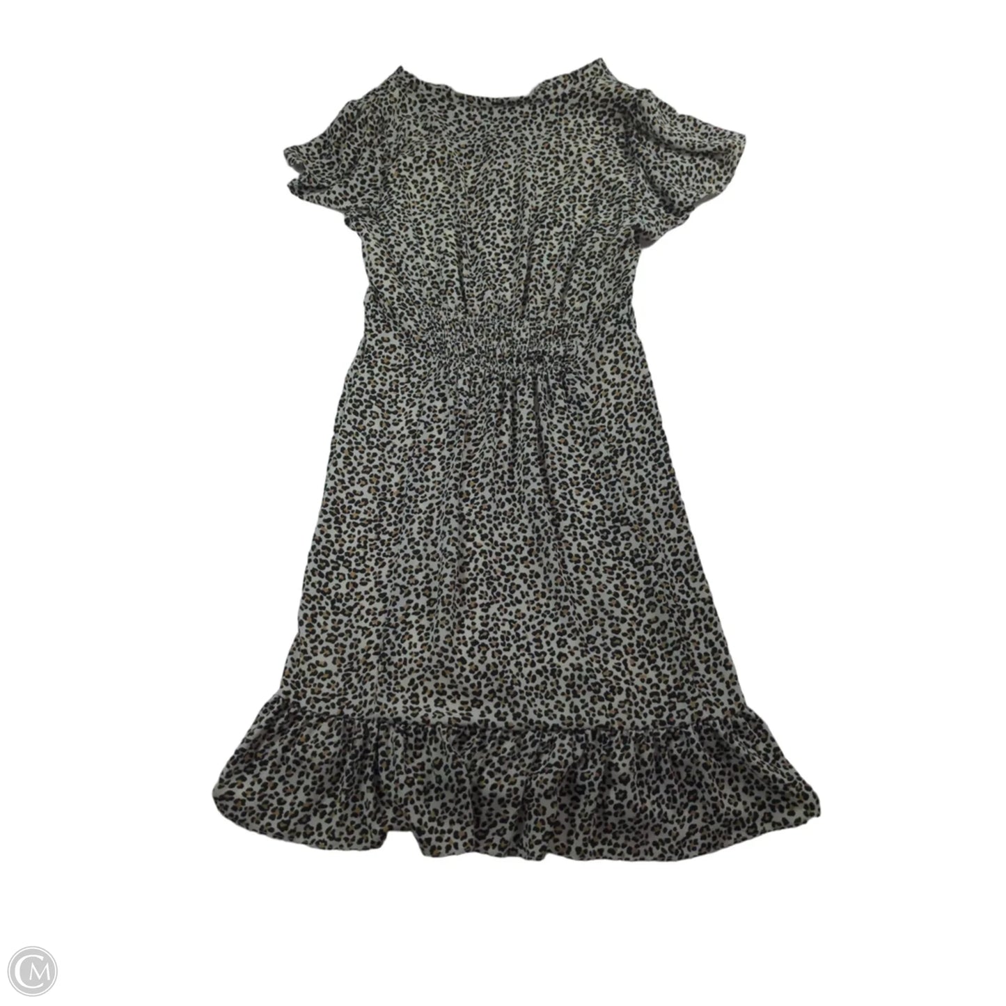 Dress Casual Midi By Talbots In Animal Print, Size: 8