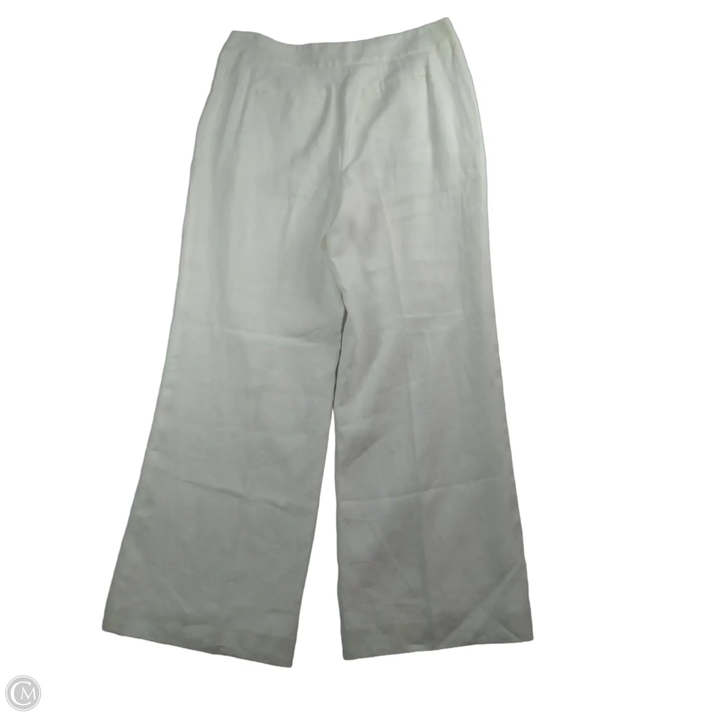 Pants Linen By Talbots In White, Size: 12
