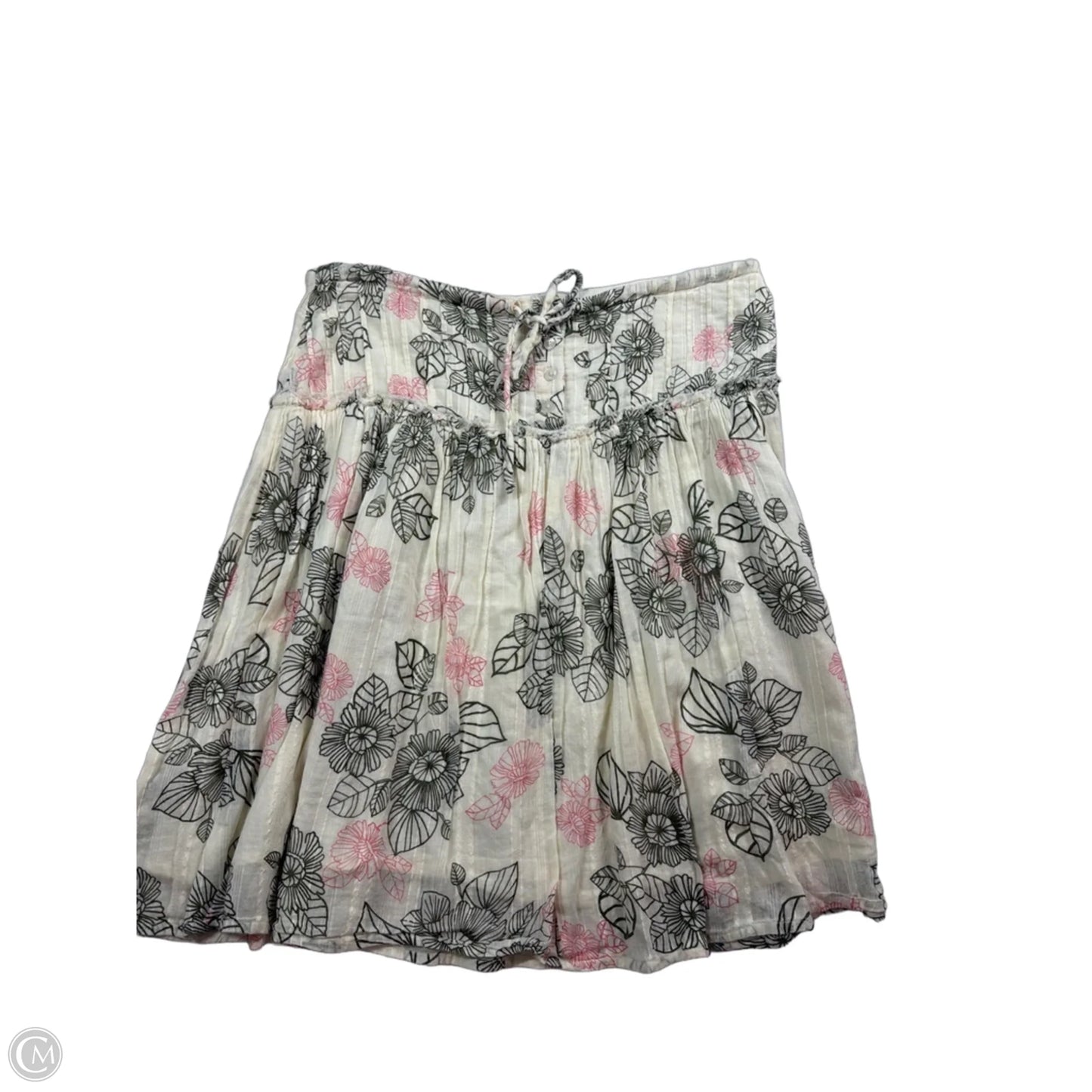 Skirt Mini & Short By Lux In Floral Print, Size: S