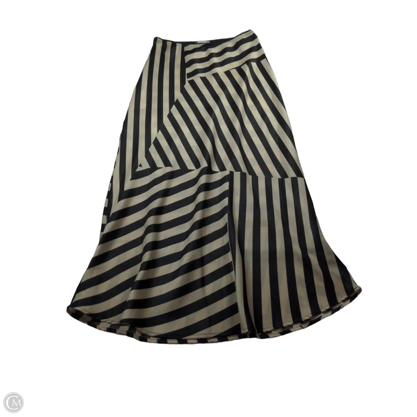 Skirt Maxi By Mng In Black & Cream, Size: S
