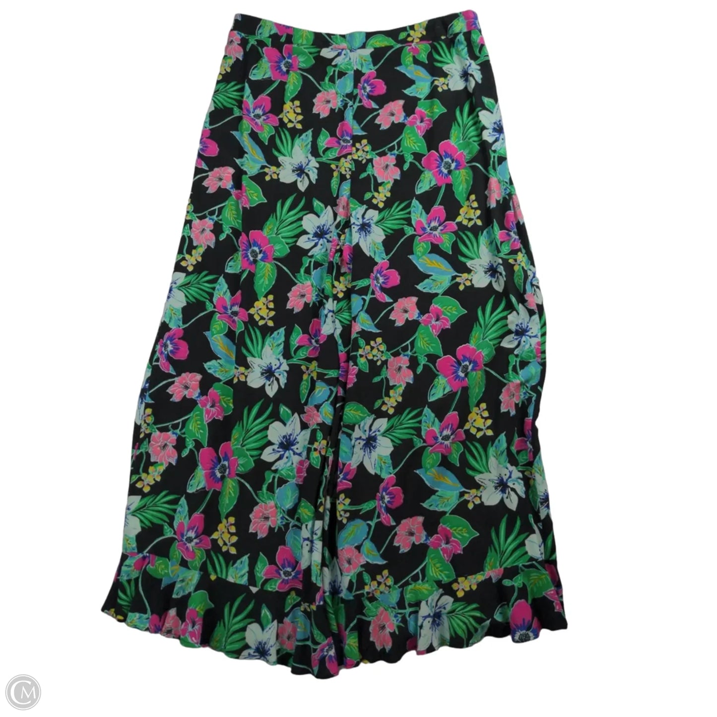 Pants Wide Leg By Versona In Floral Print, Size: L