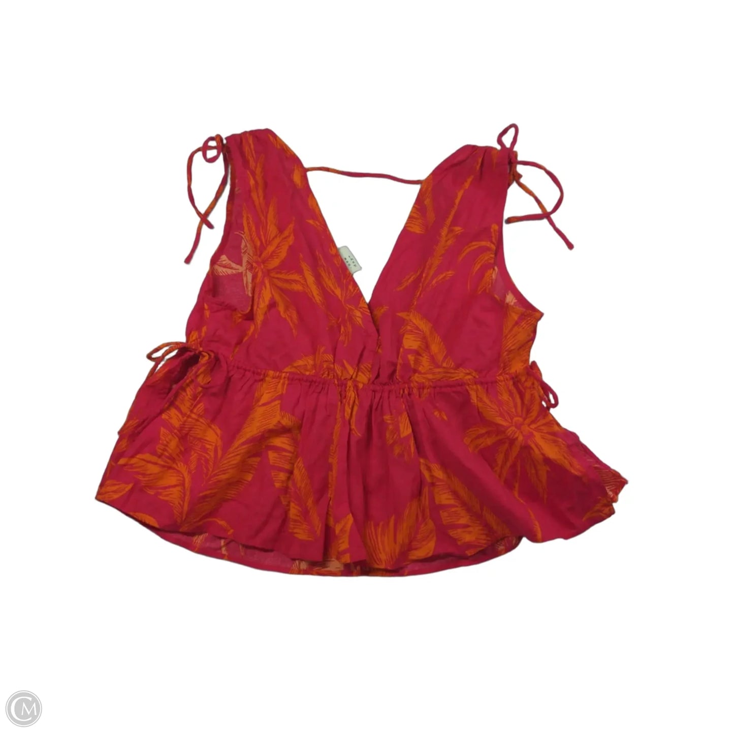 Tank Top By A New Day In Tropical Print, Size: S