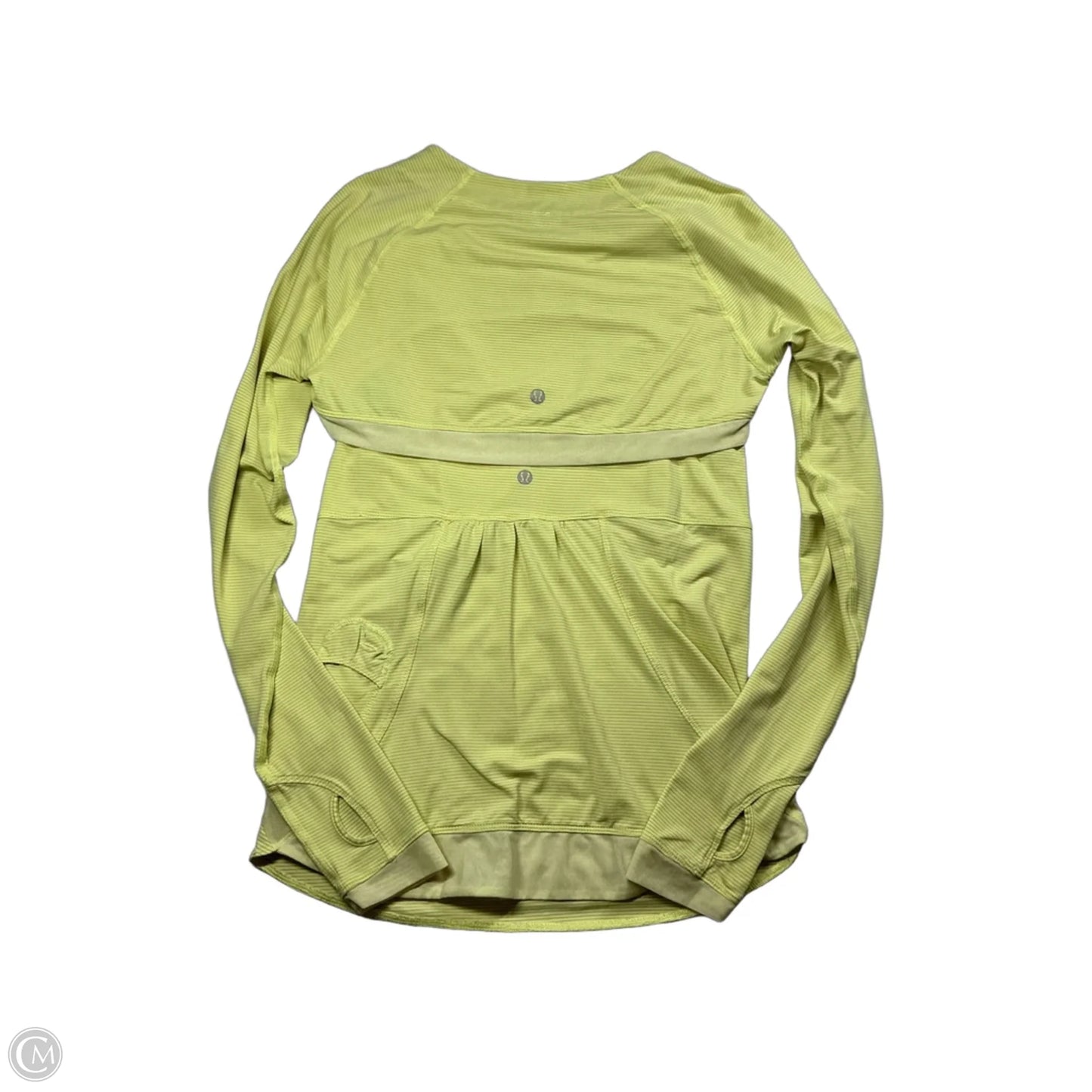 Top 2pc Long Sleeve By Lululemon In Yellow, Size: S