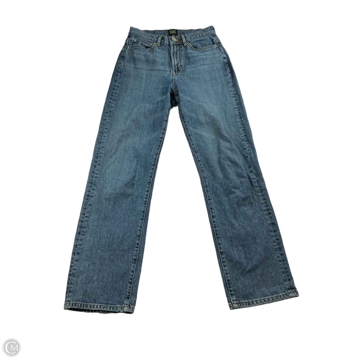 Jeans Straight By Bdg In Blue Denim, Size: 2