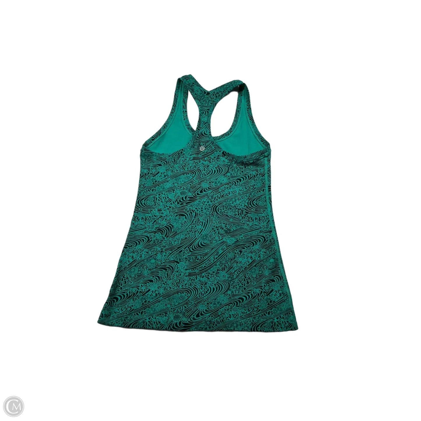 Athletic Tank Top By Lululemon In Black & Blue, Size: 6
