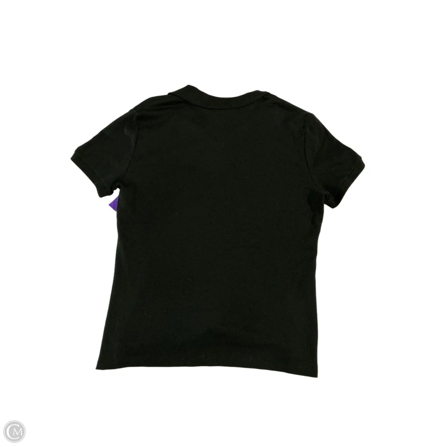 Top Short Sleeve By Lauren By Ralph Lauren In Black, Size: L