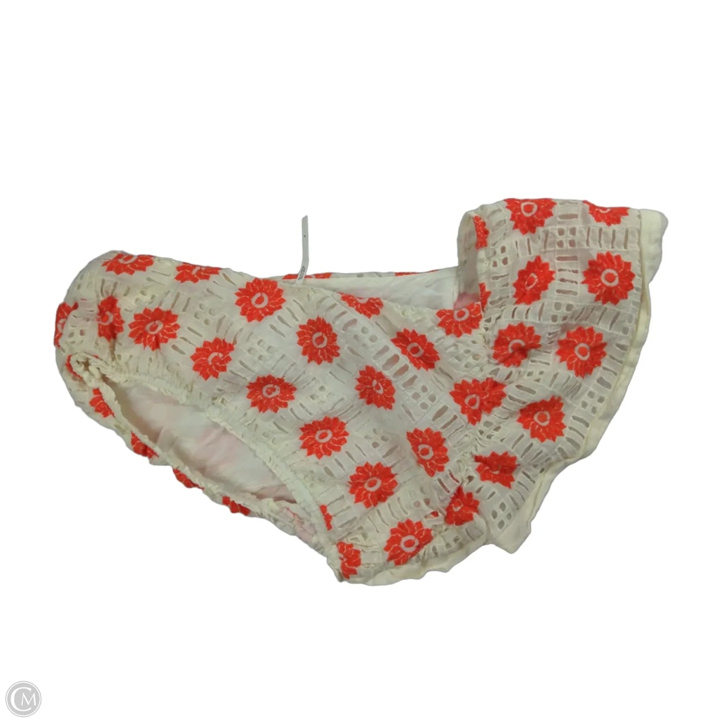 Top Short Sleeve By Anthropologie In Floral Print, Size: S