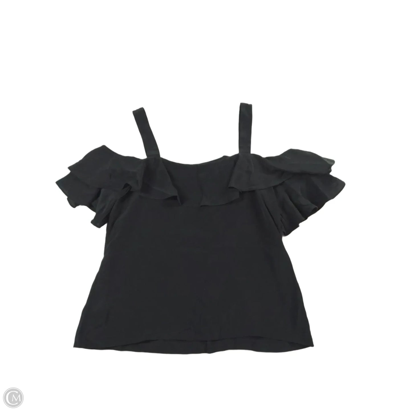 Top Short Sleeve By J. Crew In Black, Size: 6