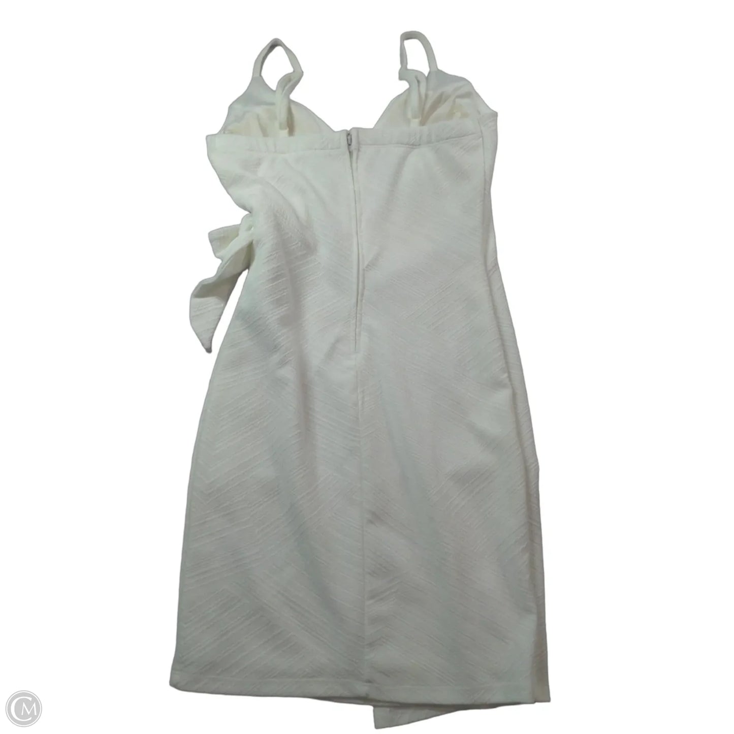 Dress Casual Short By Charlotte Russe In White, Size: S