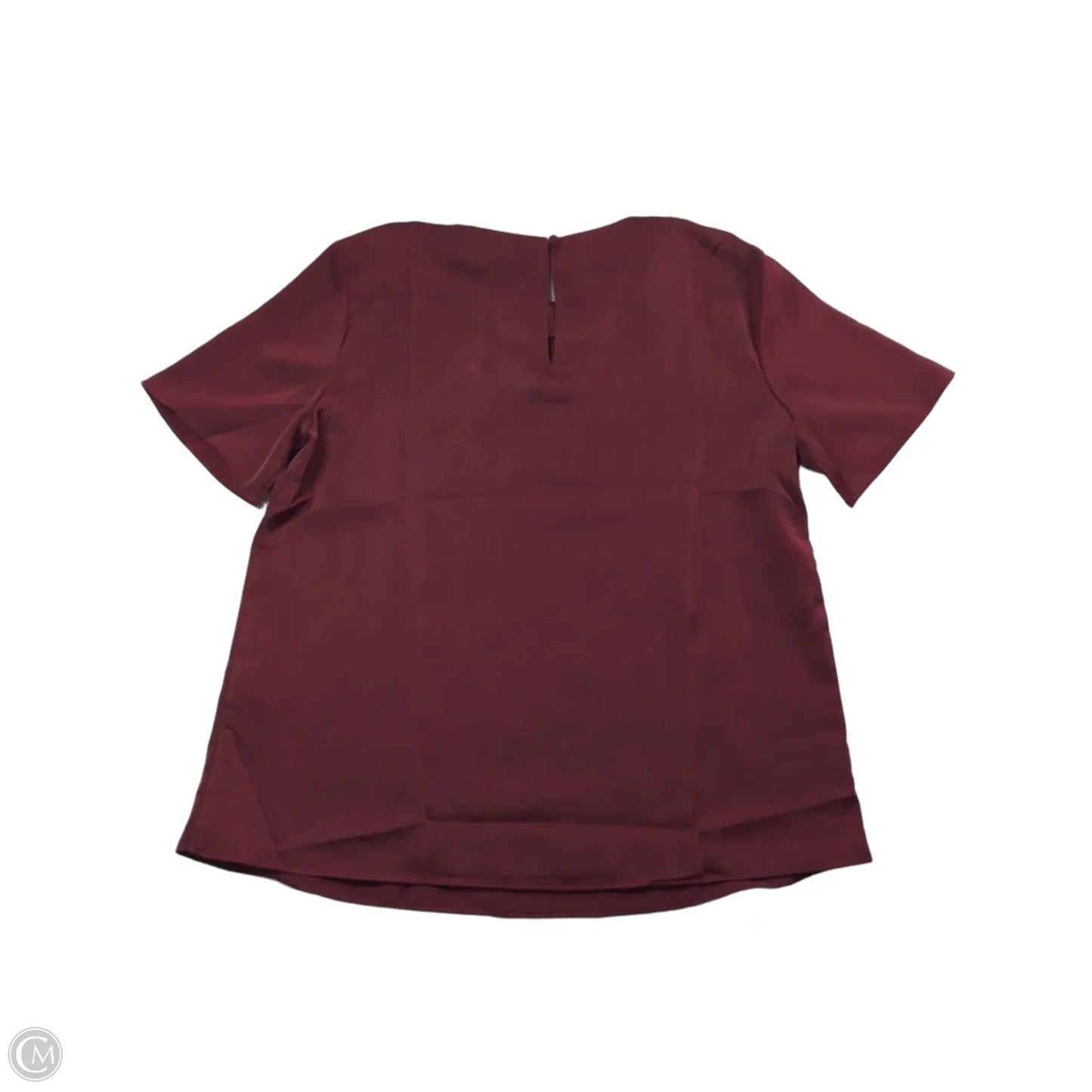 Top Short Sleeve By Banana Republic In Red, Size: S