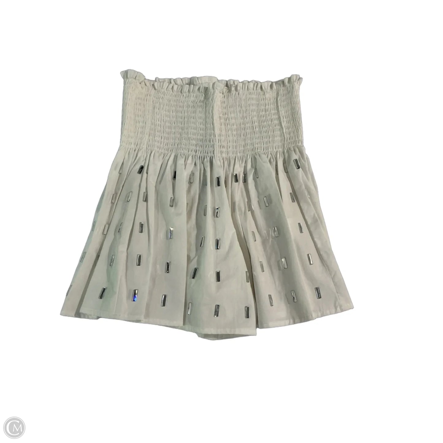 Skirt Mini & Short By Clothes Mentor In White, Size: Xs