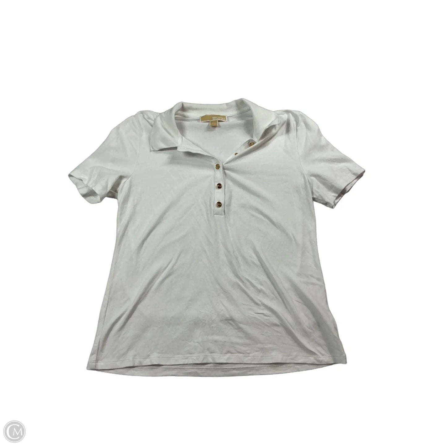 Top Short Sleeve By Michael By Michael Kors In White, Size: M