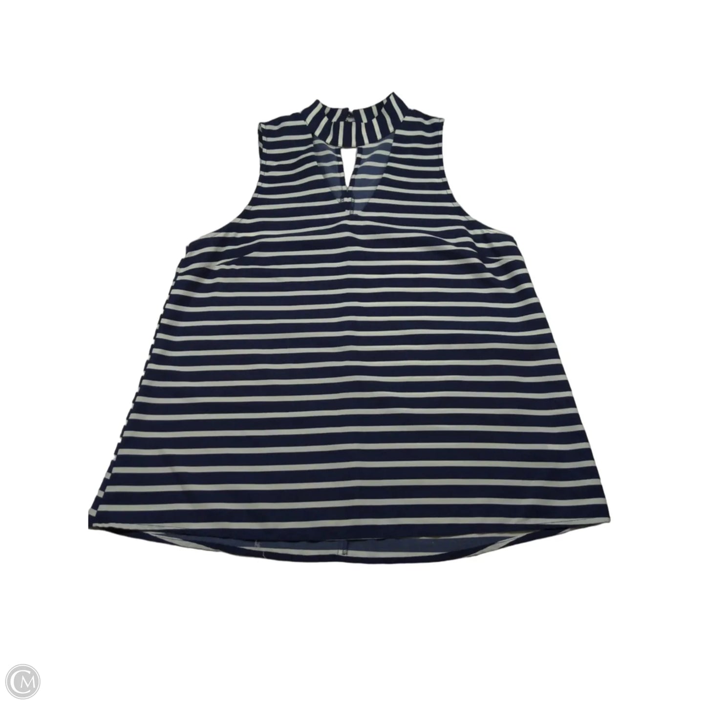 Top Sleeveless By Hyfve In Striped Pattern, Size: M