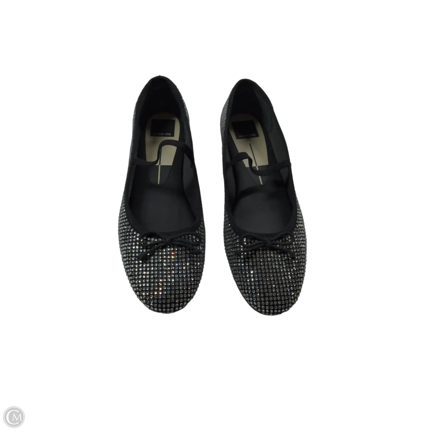 Shoes Flats By Dolce Vita In Black & Silver, Size: 8.5