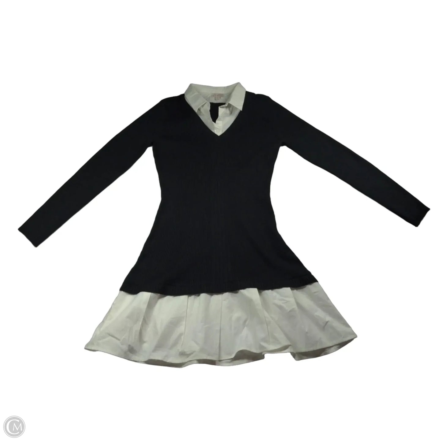 Dress Sweater By J For Justify In Black & White, Size: L