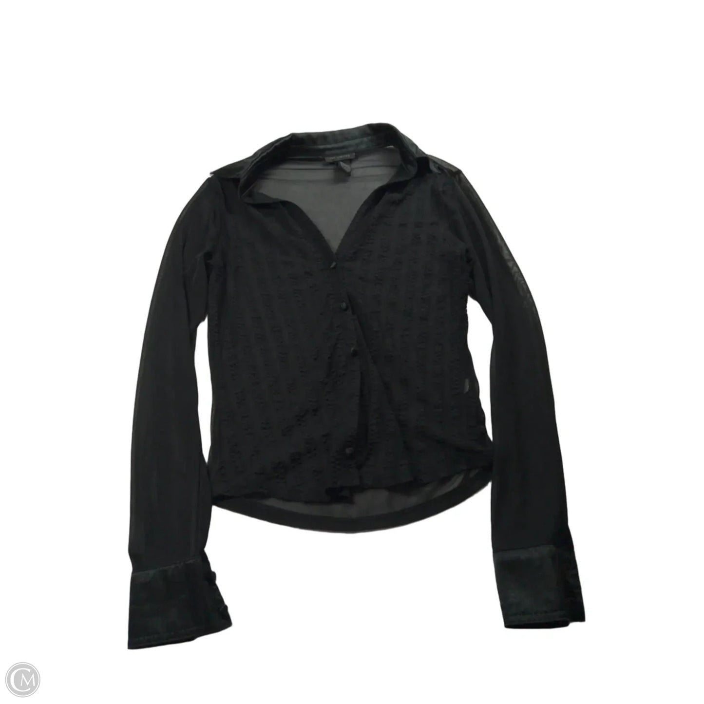 Top Long Sleeve By Clothes Mentor In Black, Size: S