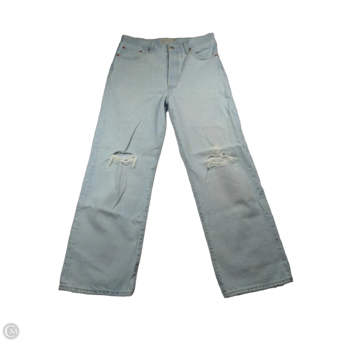 Jeans Straight By Levis In Blue, Size: 2l