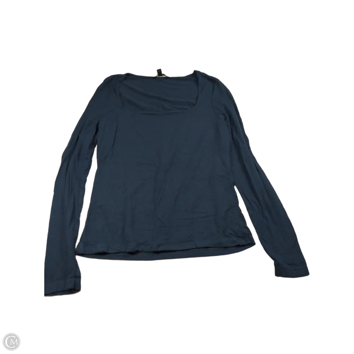 Top Long Sleeve By Banana Republic In Blue, Size: M