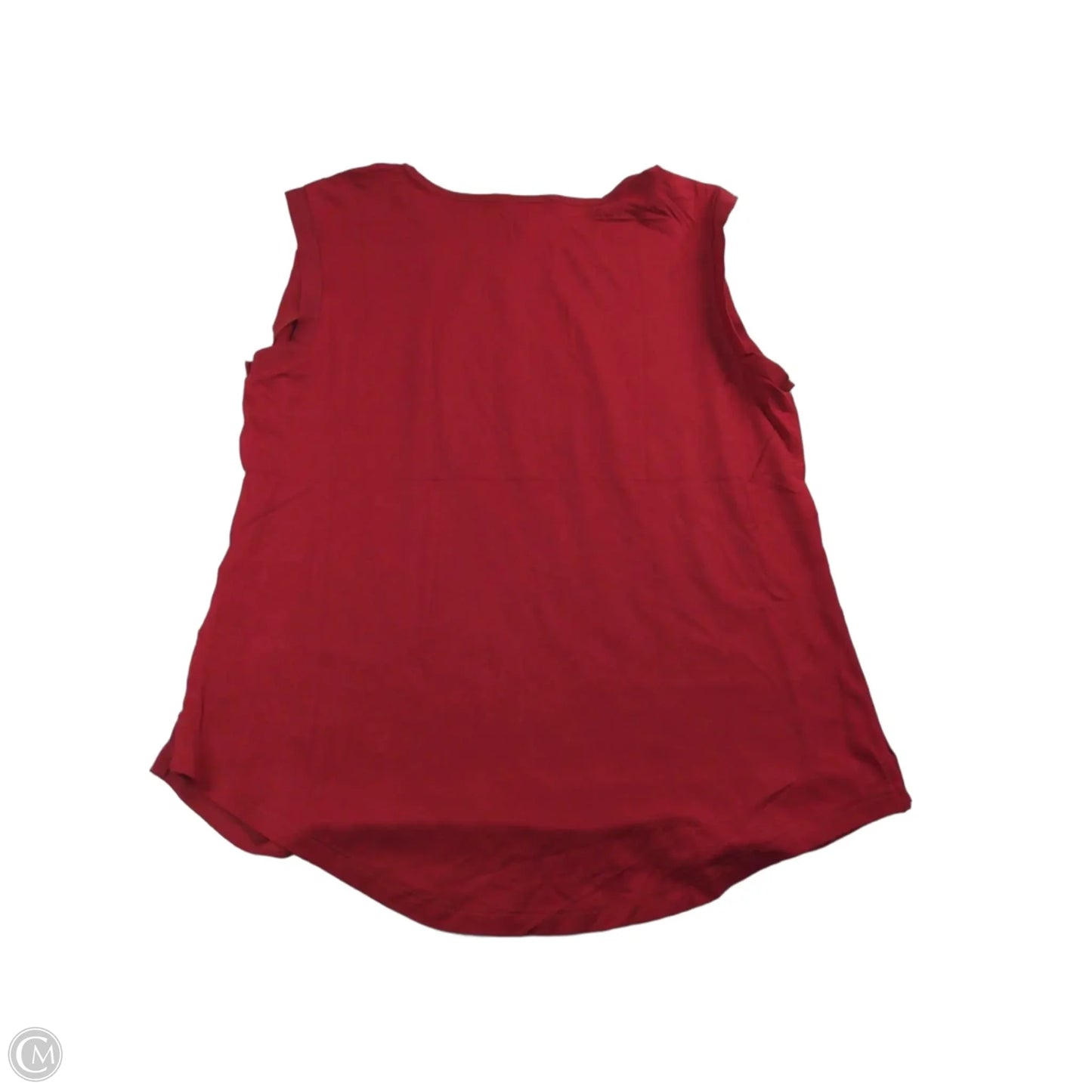 Top Sleeveless By Clothes Mentor In Red, Size: M