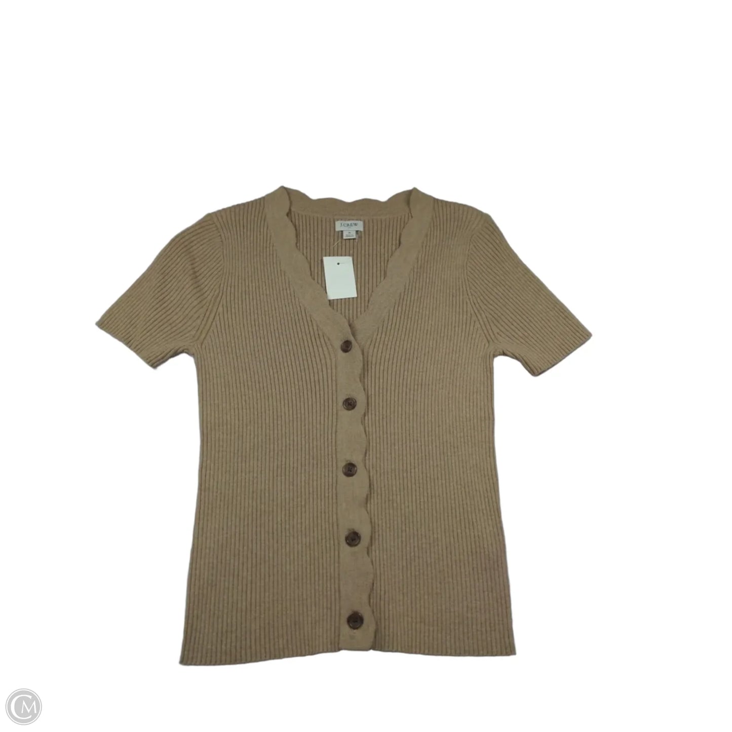 Top Short Sleeve By J. Crew In Brown, Size: S