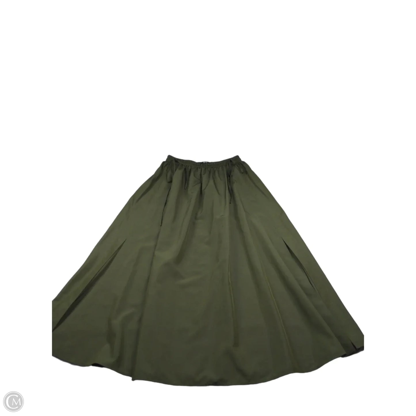 Skirt Maxi By Uniqlo In Green, Size: S