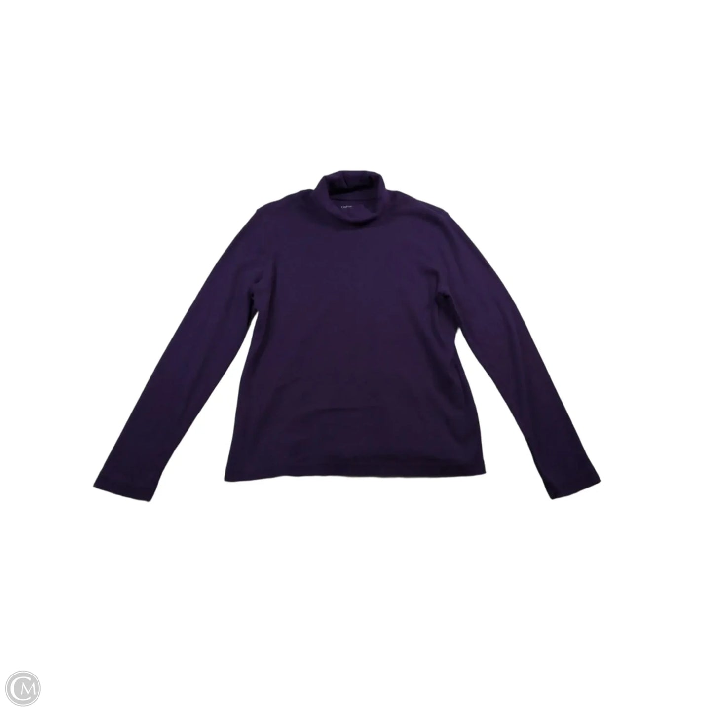 Tunic Long Sleeve By Croft And Barrow In Purple, Size: M